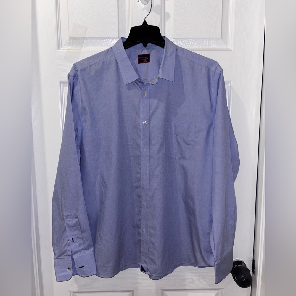 UNTUCKit Men's Blue Dress Shirt